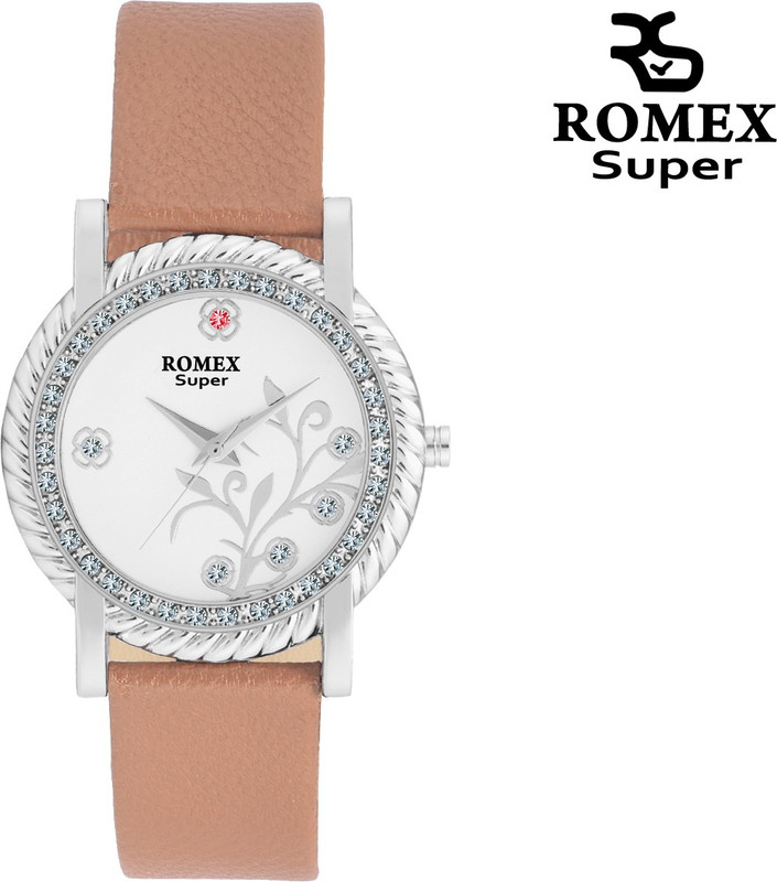 ROMEX Floral Pattern Analog Watch - For Women