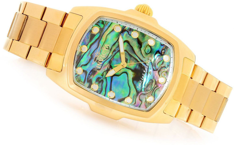 Invicta Baby Lupah Quartz Abalone Dial Bracelet Watch Analog Watch - For Women Invicta Baby Lupah Quartz Abalone Dial Bracelet Watch Analog Watch - For Women