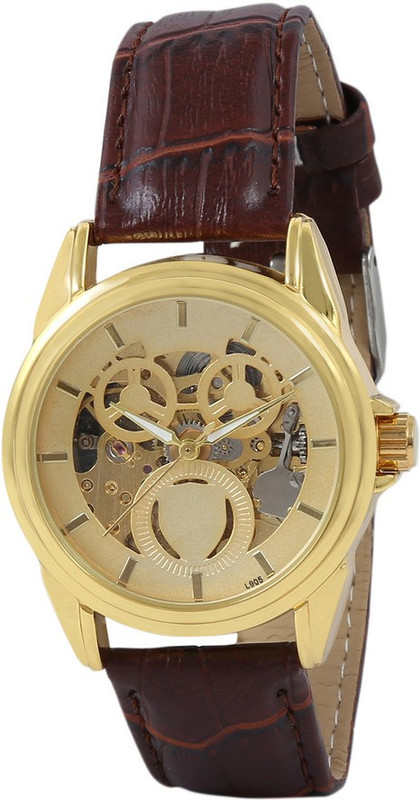 Timebre GXGLD279 Original Automatic Skeleton Analog Watch - For Men