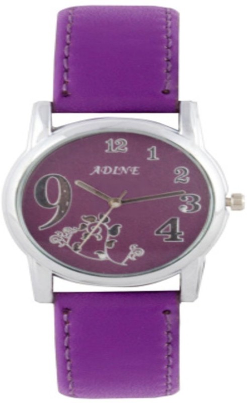 Adine Ad-1233Purple Purple Fabulous Analog Watch - For Women