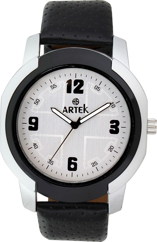 Artek ARTEK-4008-SILVER-BLACK Analog Watch - For Men