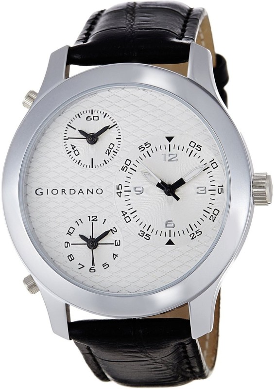 Giordano 60067 White Analog Watch - For Men