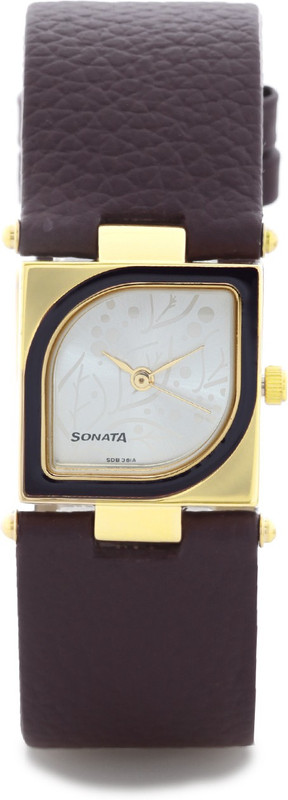Buy Sonata ND8919YL03AC Yuva Gold Analog Watch For Women Online at desertcartCyprus