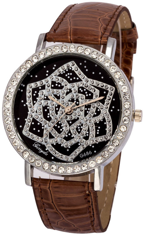 Gerryda G686 Brown Analog Watch - For Women