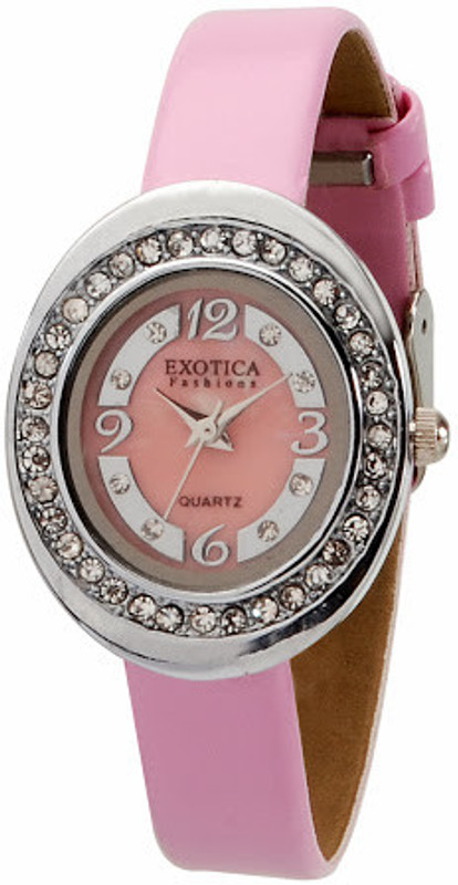 Exotica Fashions EFL-52-Pink-L Analog Watch - For Women