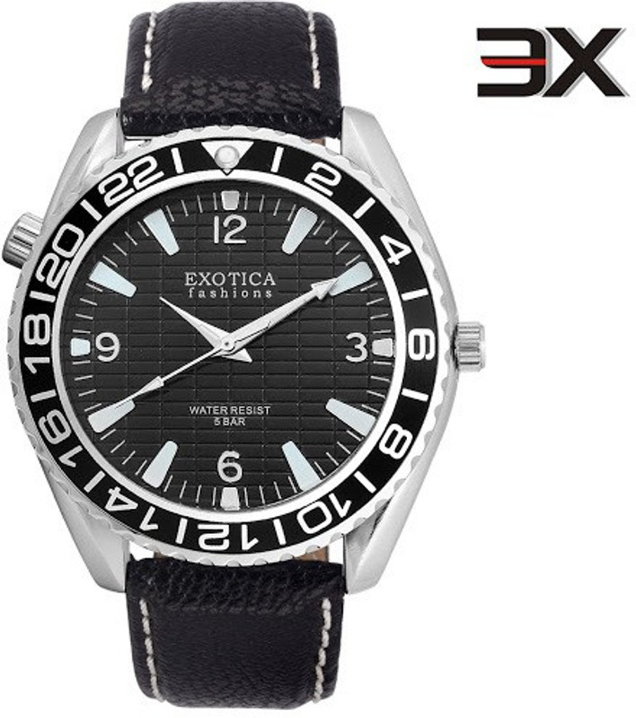 Exotica Fashions EFG-14-LS-Black-NS New Series Analog Watch - For Men