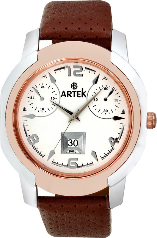 Artek -4014-SILVER-COPPER Analog Watch - For Men