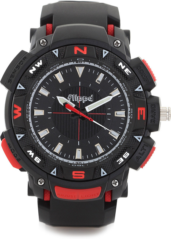 Flippd FDRBB1614 Fibre Analog Watch - For Men