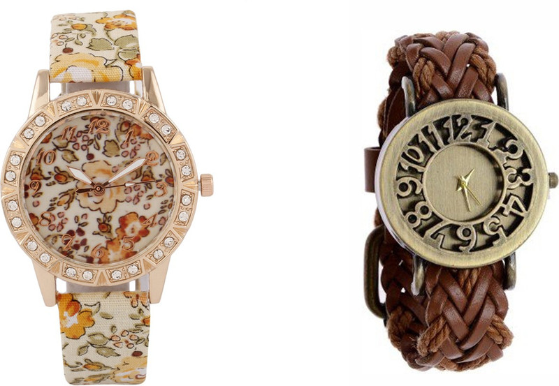 COSMIC KEW0574 SET OF 2 STYLISH WOMEN BRACELET WATCH Analog Watch - For Women