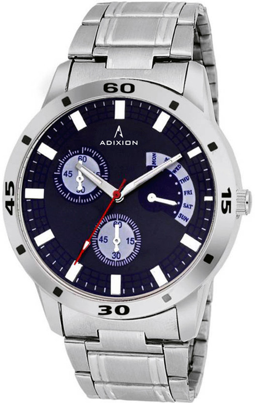 ADIXION 9519SM04 New Stainless Steel Chronograph Pattern Analog Watch - For Men