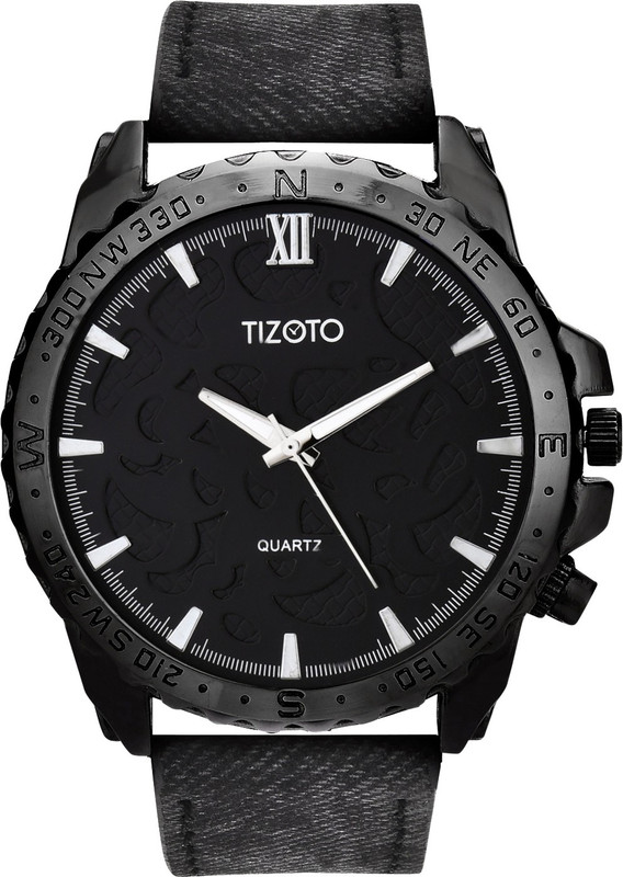 Tizoto tzom636 Tizoto Black dial metal analog watch Analog Watch - For Men