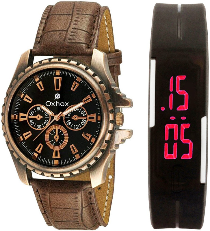 Oxhox Cm33 Octane Ultimate ChronoGraph Pattern Analog Watch - For Men & Women