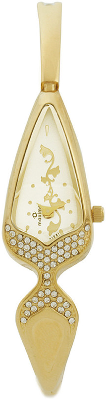 Maxima 21981BMLY Gold Analog Watch - For Women