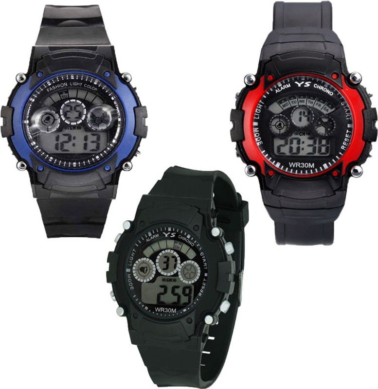 CM CMBLUBLAREDSPO001 Digital Watch - For Boys & Girls