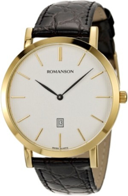Romanson Tl5507xgwh Swiss Quartz Analog Watch - For Men