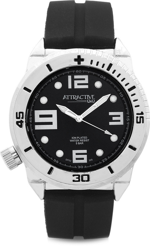 Q&Q DF02J305Y Analog Watch - For Men