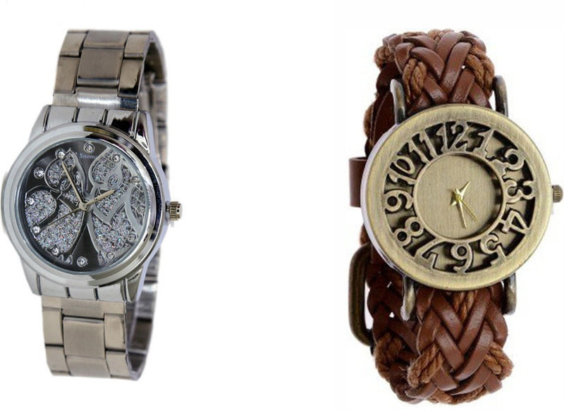 Sooms UY0955 PACK OF 2 MAGNIFICENT WOMEN WATCHES Analog Watch - For Women