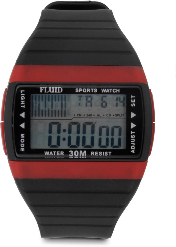 Fluid DMF-001-RD01 Digital Watch - For Men