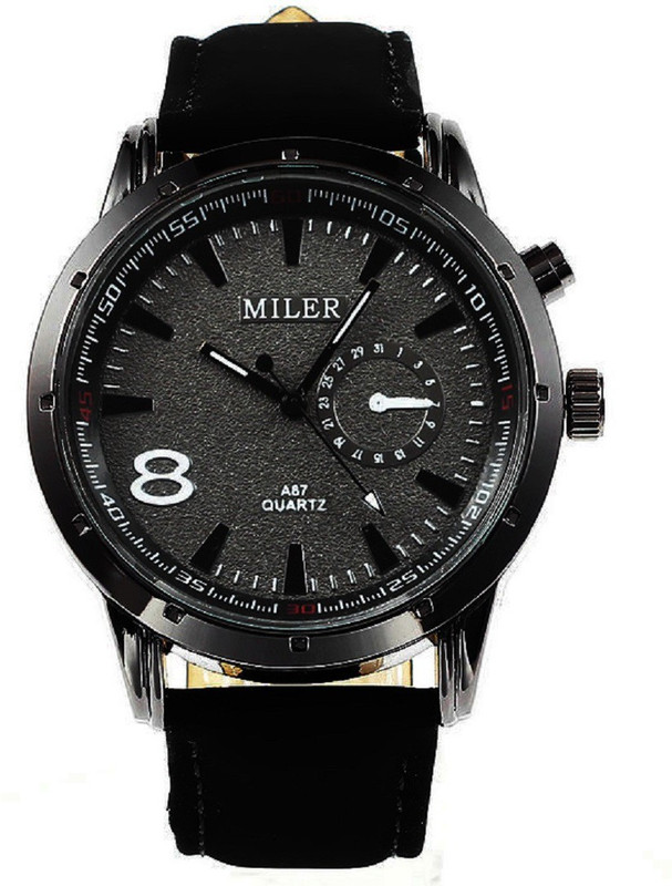 Miler A87 Dull Finish Strap Analog Watch - For Men Miler A87 Dull Finish Strap Analog Watch - For Men