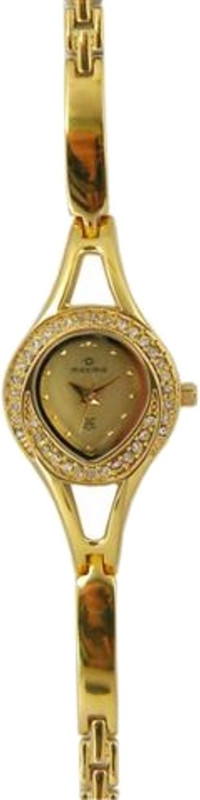 Maxima 24385BMLY Gold Analog Watch - For Women
