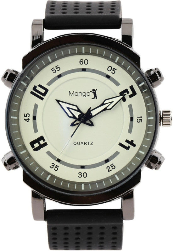 Mango People MP-203-BK-WH01 Analog Watch - For Men Mango People MP-203-BK-WH01 Analog Watch - For Men