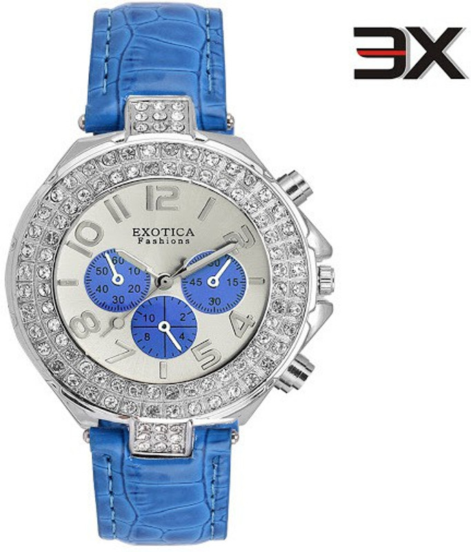 Exotica Fashions EFN-07-Blue-New New Series Analog Watch - For Women