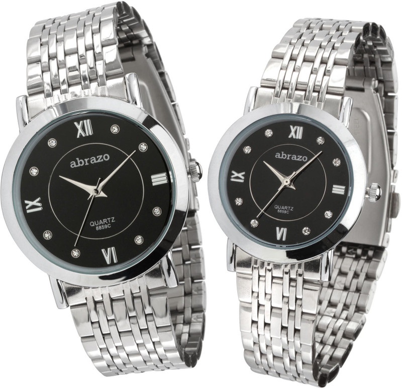 Abrazo Q8959c Combo Analog Watch - For Couple