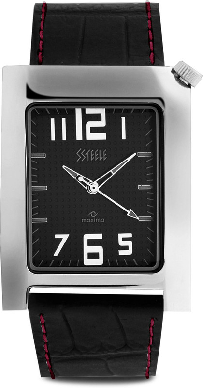 Maxima E - 15660LMGS Ssteele Analog Watch - For Men