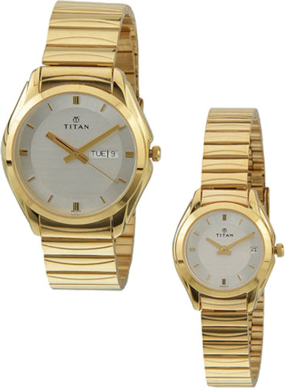 Titan 15782489YM04 Bandhan Analog Watch - For Couple