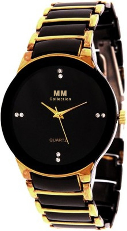 MM IIK Golden Analog Watch - For Men