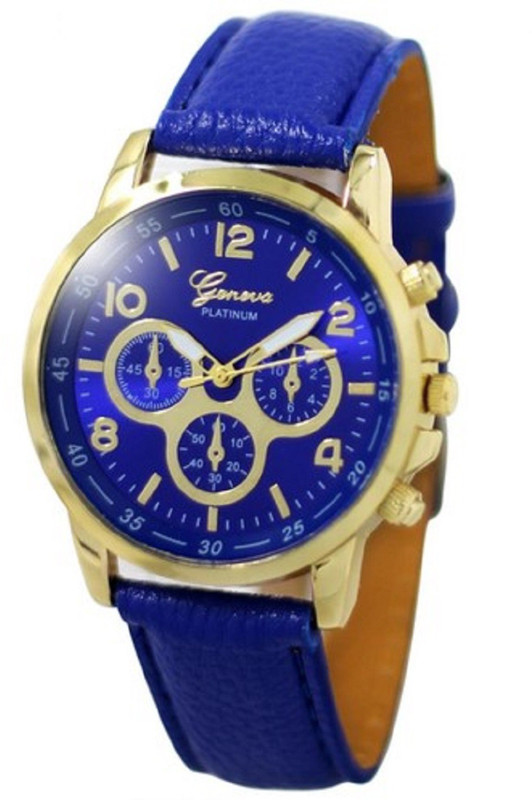 Geneva Platinum Vogue Analog Watch - For Women
