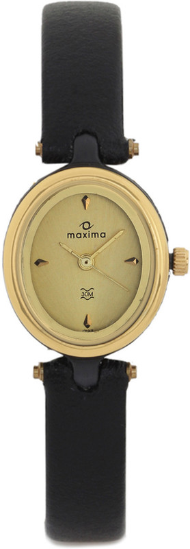 Maxima 01727LPLN Mac Gold Analog Watch - For Women