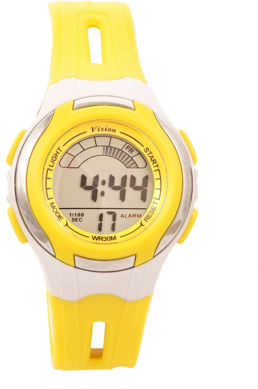 Vizion V8545019B-8(Yellow) Sports series Digital Watch - For Boys & Girls Vizion V8545019B-8(Yellow) Sports series Digital Watch - For Boys & Girls