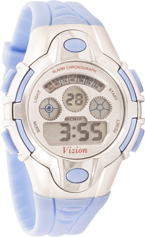 Vizion 8502B-5BLUE Sports Series Digital Watch - For Boys & Girls Vizion 8502B-5BLUE Sports Series Digital Watch - For Boys & Girls