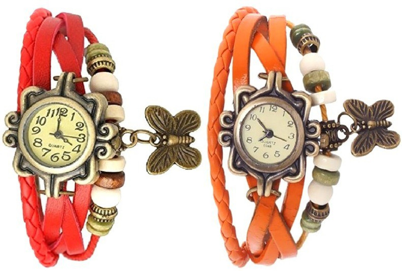 Felizo Vintage Full Analog Watch - For Girls