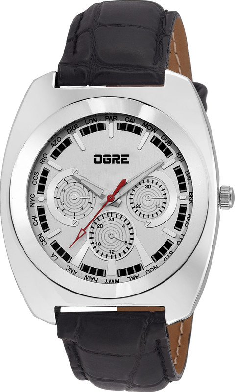 Ogre GY-009 Silver Analog Watch - For Men