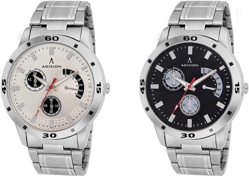 ADIXION 9519SM0103 New Chronograph Pattern, Stainless Steel Bracelet Watch Watch  - For Men RS.2795 (81.00% Off) - Flipkart