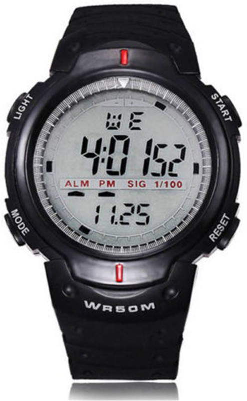 CRUDE Crude-rg439 round sport led light time and date and day look like awesome watch for boy Digital Watch - For Boys CRUDE Crude-rg439 round sport led light time and date and day look like awesome watch for boy Digital Watch - For Boys