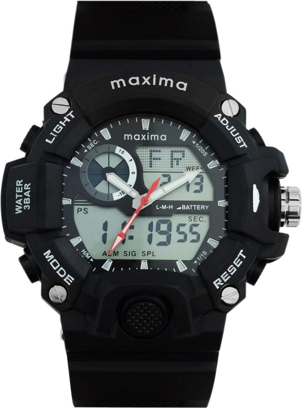 Maxima 33393PPAN Fiber Analog-Digital Watch - For Men