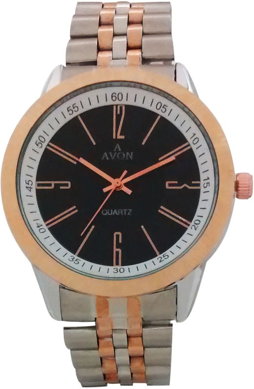 A Avon PK_504 Rose Gold_Steel Two Tone Premium Analog Watch - For Men