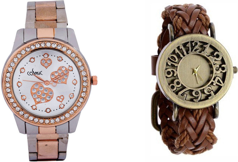 COSMIC COSMIC MODEL-WEB443G74 PACK OF 2 WOMEN BRACELET WATCHES Analog Watch - For Women