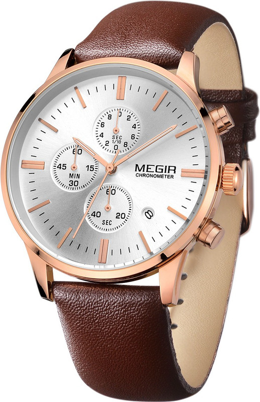 Megir 2011-RG-L Analog Watch - For Men
