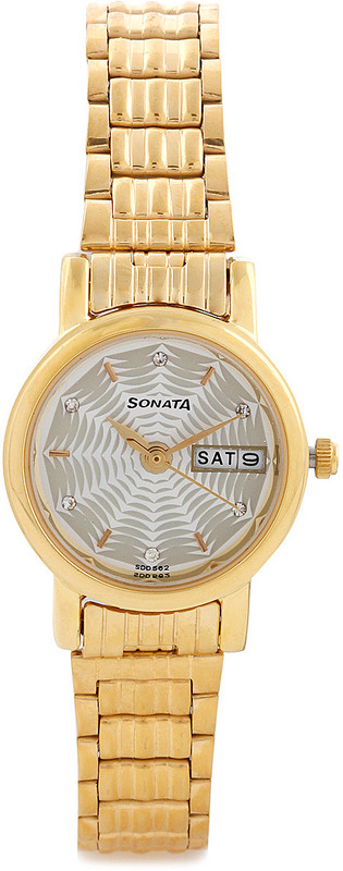 Sonata 8976YM08 Glitz Analog Watch - For Women Sonata 8976YM08 Glitz Analog Watch - For Women