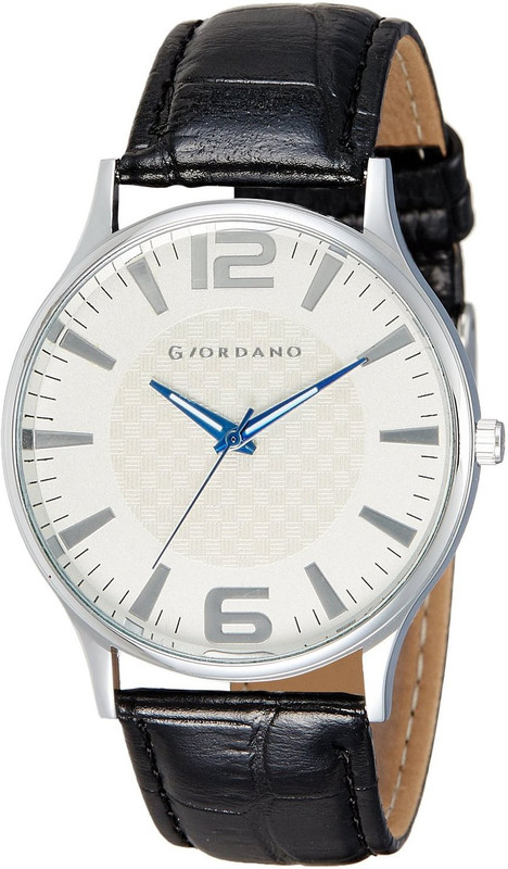 Giordano Basic White Analog Watch - For Men