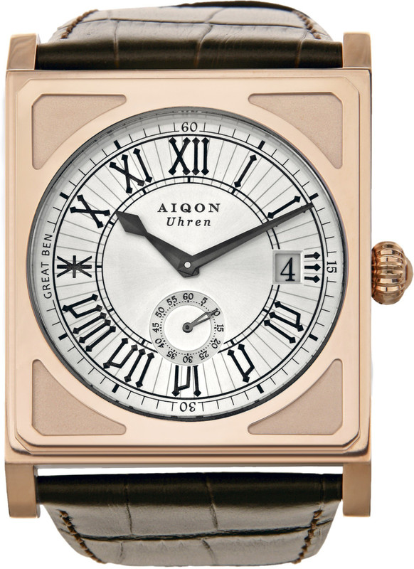 Aiqon S0130001 - Silver Great Ben 1 Analog Watch - For Men