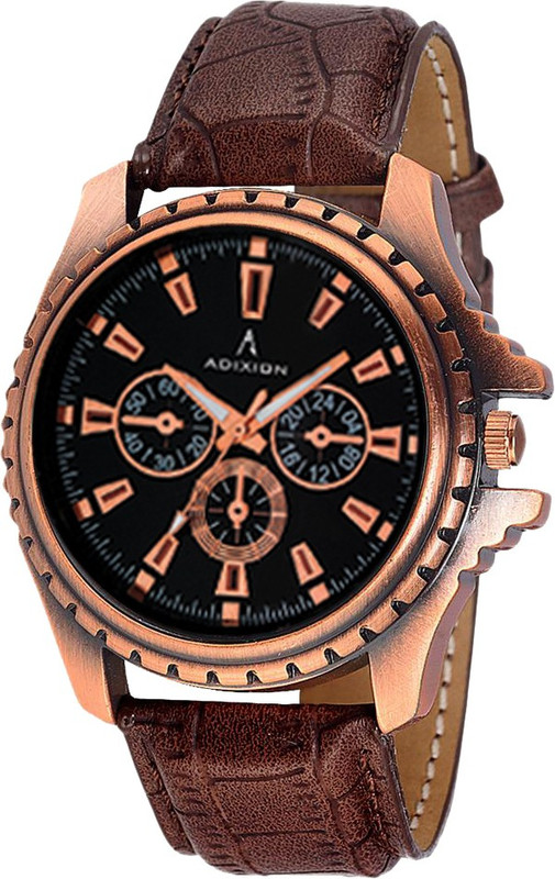 ADIXION 133KL01 New Chronograph Pattern Antique Analog Watch - For Men & Women