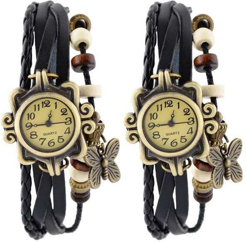 Felizo Vintage Look Analog Watch - For Girls
