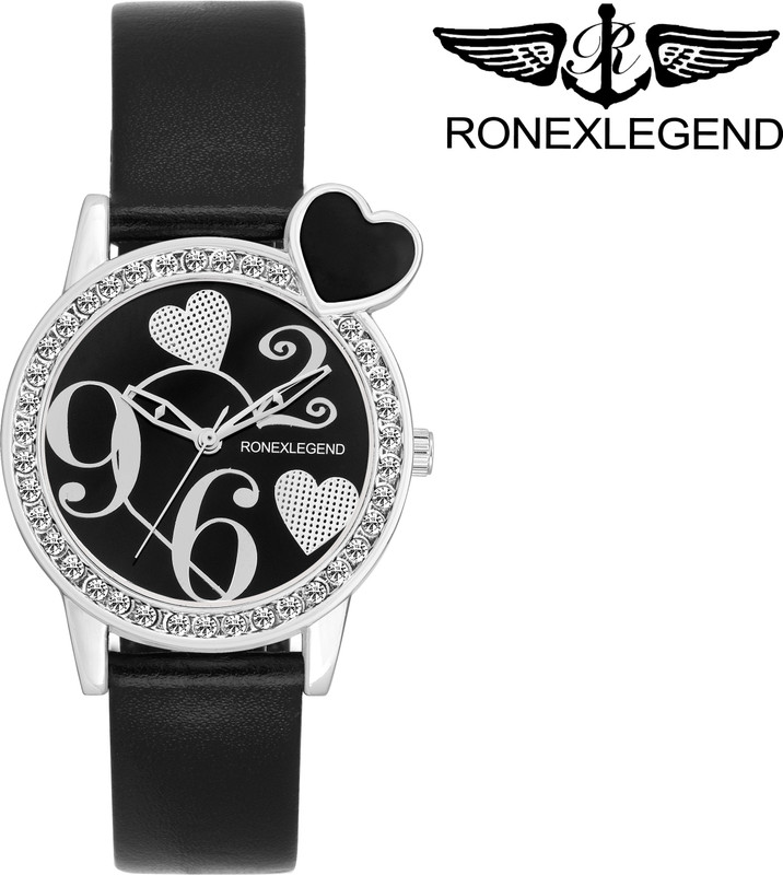 Ronexlegend RXD 4040 BLACK Analog Watch - For Girls Ronexlegend RXD 4040 BLACK Analog Watch - For Girls