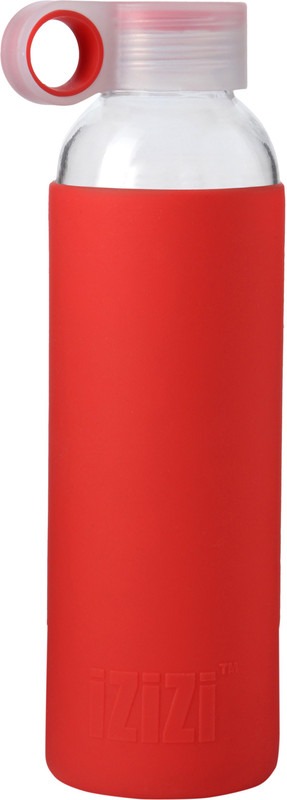 izizi With Silicone Sleeve 500 ml Bottle(Pack of 1, Red)