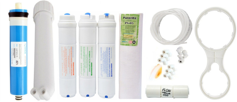 ipure service kit with membrane housing Solid Filter Cartridge(0.5, Pack of 11)